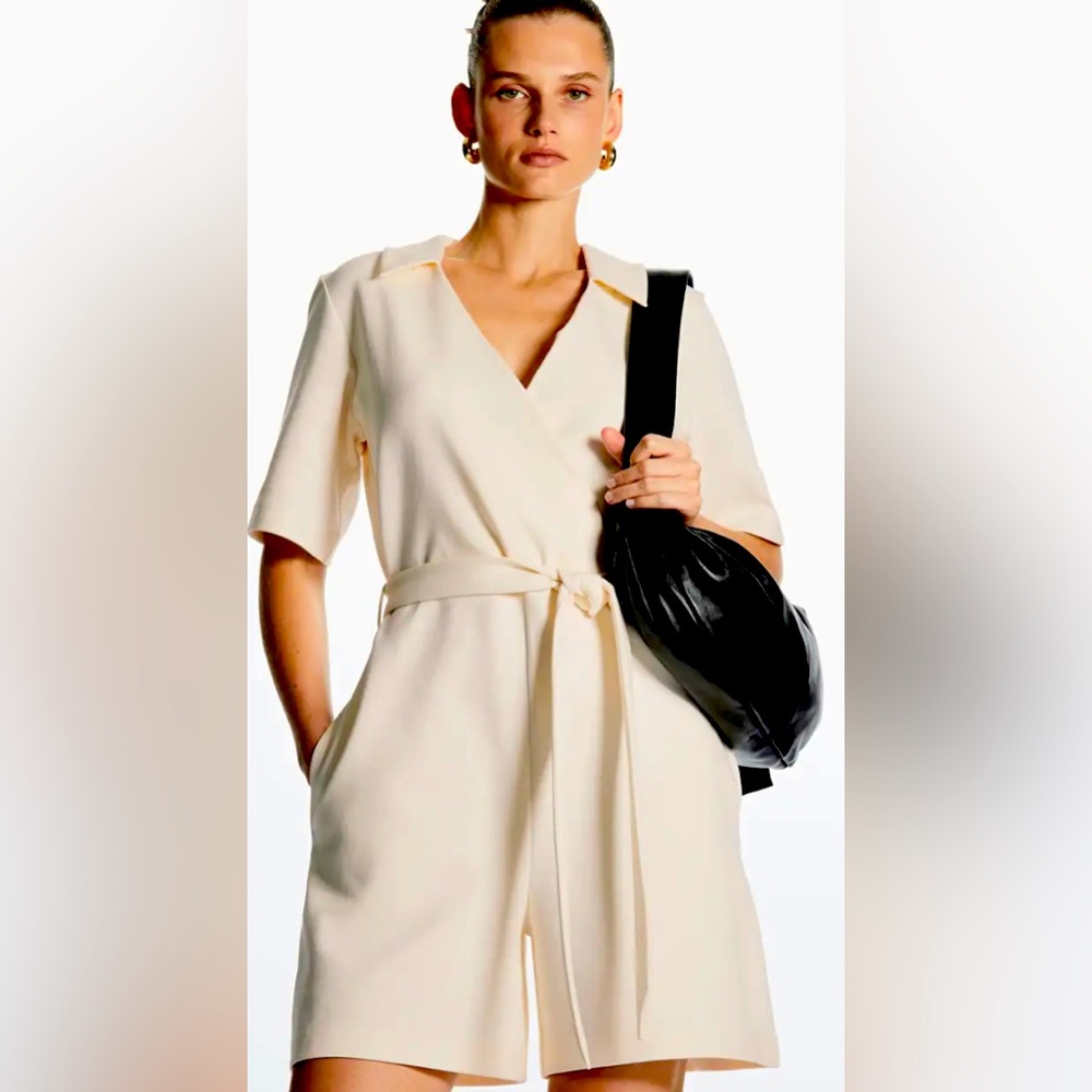 WRAP-EFFECT PLAYSUIT